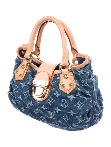 lv denim pleaty bag|louis vuitton monogram denim bags.